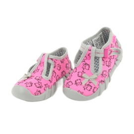 Calzado infantil befado 110P376 rosado gris 2