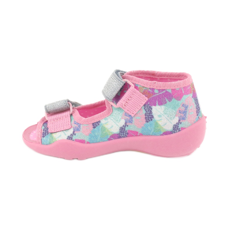 Calzado infantil befado 242P096 rosa gris multicolor 1