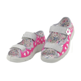 Calzado infantil befado 969X147 rosado gris 3