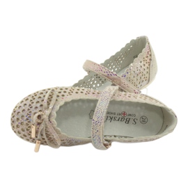 S.Barski Bailarinas Caladas con Velcro Barski Remtro marrón multicolor 5