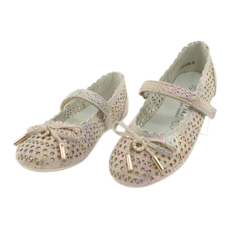 S.Barski Bailarinas Caladas con Velcro Barski Remtro marrón multicolor 3 S.Barski Bailarinas Caladas con Velcro Barski Remtro marrón multicolor 3