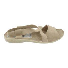 Sandalias de mujer cómodas Adanex 17495 beige 2