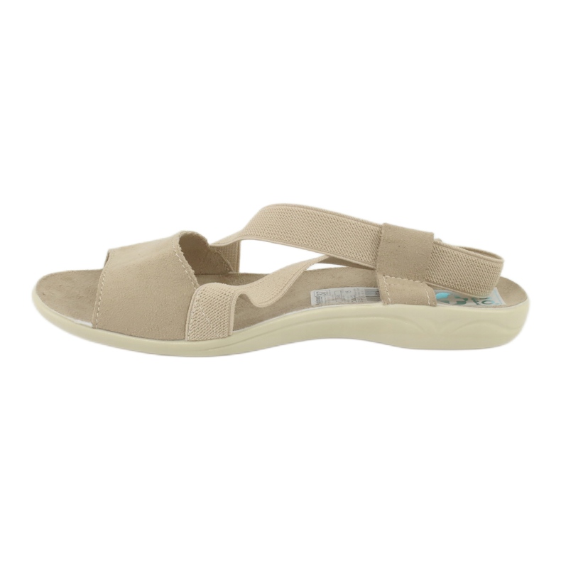 Sandalias de mujer cómodas Adanex 17495 beige 1