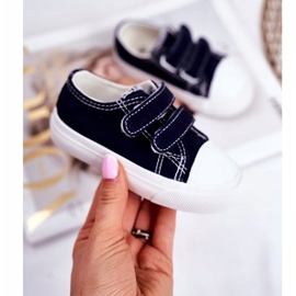Apawwa Deportivas Infantiles Fanot Azul Marino con Velcro 1