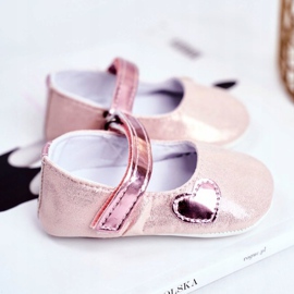 Apawwa Zapatilla Deportiva Infantil Velcro Bautismo Rosa Bellawa rosado 3