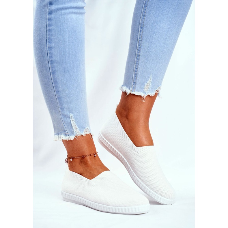 Zapatillas de Mujer Zapatillas sin Cordones Blanco Grigio 1