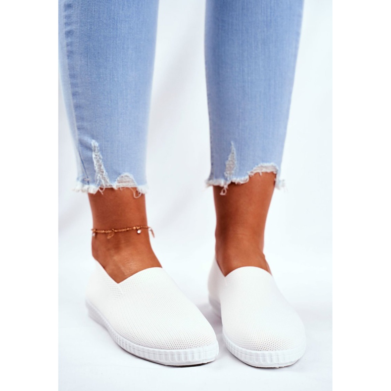 Zapatillas de Mujer Zapatillas sin Cordones Blanco Grigio 2