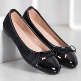 Diamantique Bailarinas Con Malla negro 2