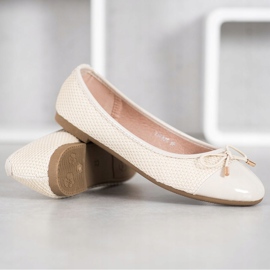 Diamantique Bailarinas Con Malla marrón 2