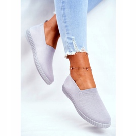 PS1 Zapatillas Deportivas para Mujer Zapatillas sin Cordones Gris Grigio 3