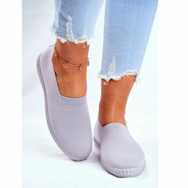 PS1 Zapatillas Deportivas para Mujer Zapatillas sin Cordones Gris Grigio 4