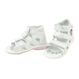 Ren But Sandalias de zapatos con un arco 1489 Ren plateado blanco pero plateado pero 3