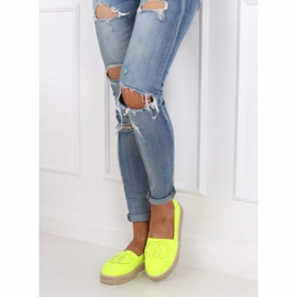 Alpargatas de mujer Neon T341P Verde Fluorescente 2