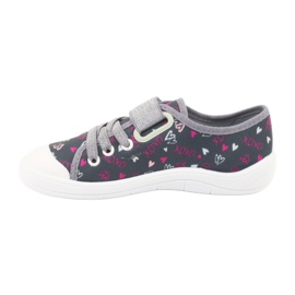 Calzado infantil befado 251X138 rosado gris multicolor 2