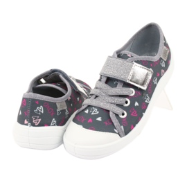 Calzado infantil befado 251X138 rosado gris multicolor 3