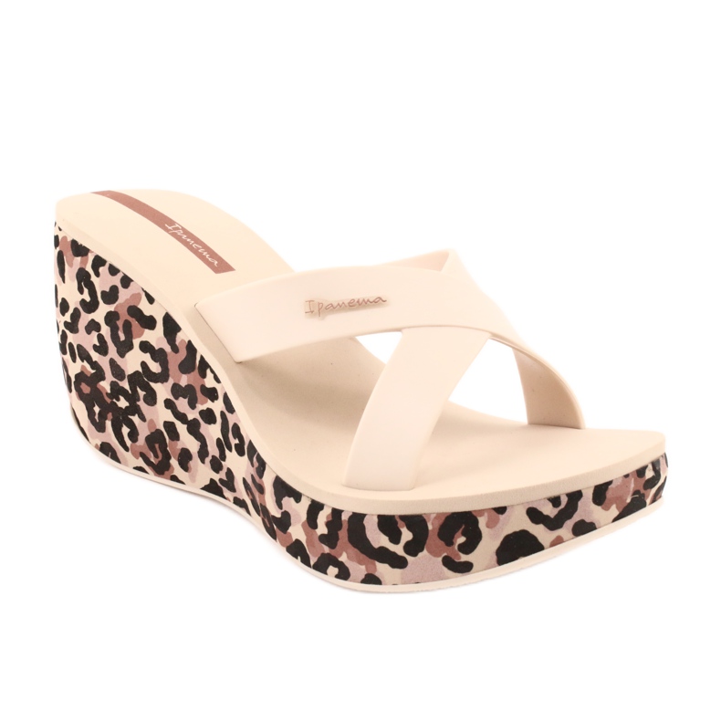 Pantuflas con cuña de mujer Ipanema 82856 marrón multicolor 1