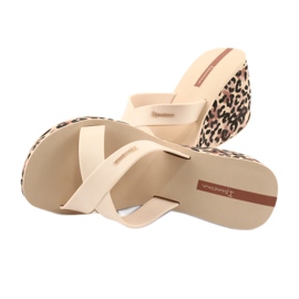 Pantuflas con cuña de mujer Ipanema 82856 marrón multicolor 4 Pantuflas con cuña de mujer Ipanema 82856 marrón multicolor 4