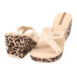 Pantuflas con cuña de mujer Ipanema 82856 marrón multicolor 3 Pantuflas con cuña de mujer Ipanema 82856 marrón multicolor 3