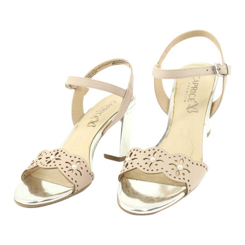 Caprice sandalias zapatos de mujer 28303 multicolor rosado 2