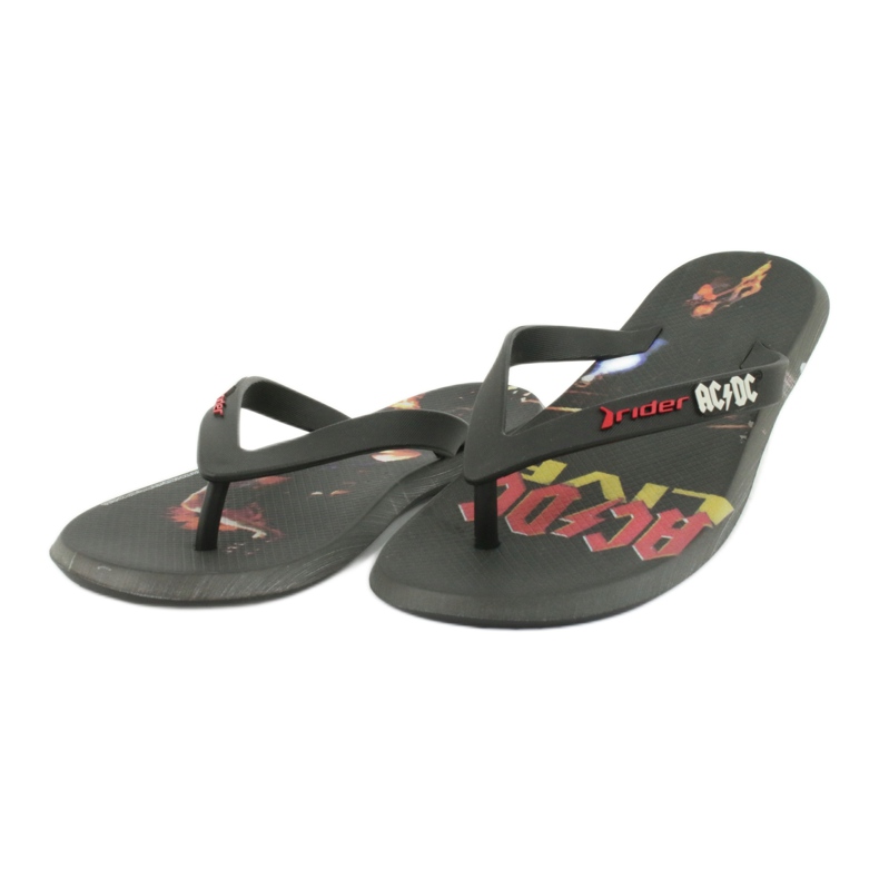 RIDER 82799 Chanclas ACDC THONG AD hombre BRASIL negro multicolor 1