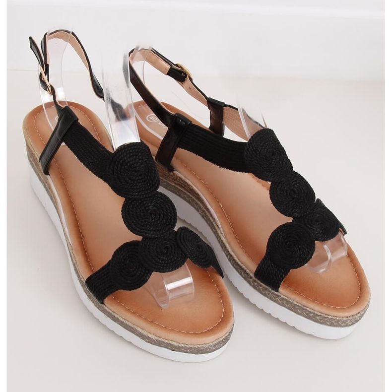 Sandalias de mujer negras L6628 Negra negro 1