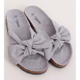 Pantuflas de corcho gris G-580 Gris 1