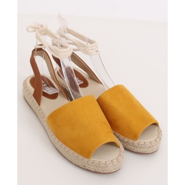 Alpargatas de mujer miel LL908 Amarillo 3