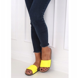 Amarillo G-572 Pantuflas con suela de corcho amarillo 1 Amarillo G-572 Pantuflas con suela de corcho amarillo 1