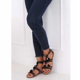 Sandalias boho negras JN806 Negro 2
