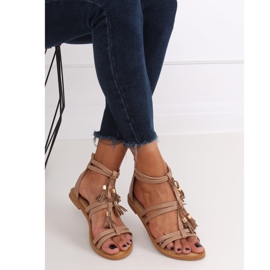 Sandalias Boho beige JN806 Caqui 2