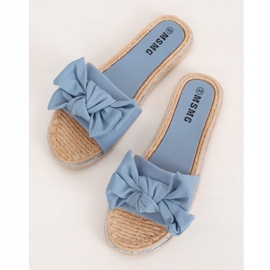 Pantuflas azules de mujer WS9020 Light Blue 1