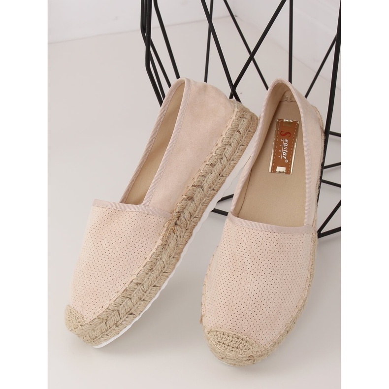 Alpargatas beige para mujer JH90P Beige 1 Alpargatas beige para mujer JH90P Beige 1