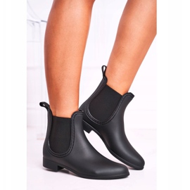 Black Matt Galoshes zapatos-botas para mujer Answear negro 3