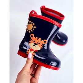 Botas de agua de goma para niños. Azul Marino Tigger 3
