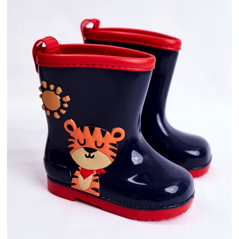 Botas de agua de goma para niños. Azul Marino Tigger 1