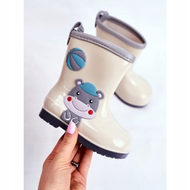 Chanclos de goma para niños Gris Hipo 3