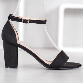 Anesia Paris Sandalias de tacón negro 2