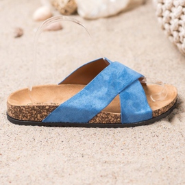 Nio Nio Zapatillas casuales en la plataforma azul 1