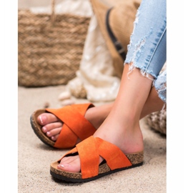 Nio Nio Zapatillas casuales en la plataforma naranja 3