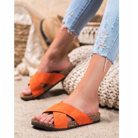 Nio Nio Zapatillas casuales en la plataforma naranja 2
