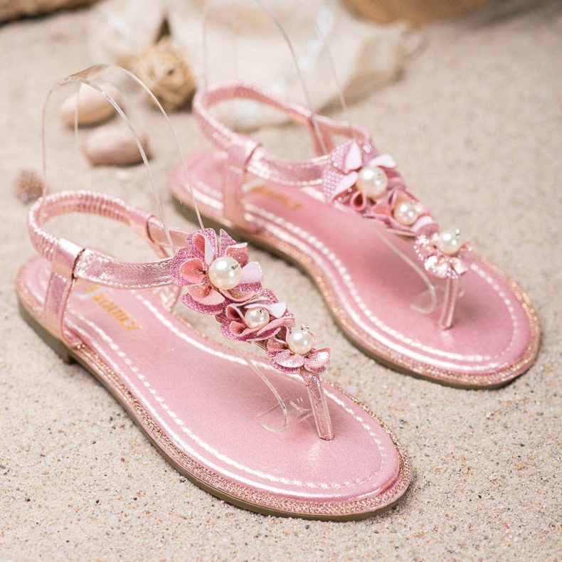 EXQUILY Sandalias rosa de chanclas 1