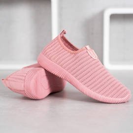 Melisa Zapatos sin cordones textiles rosado 5