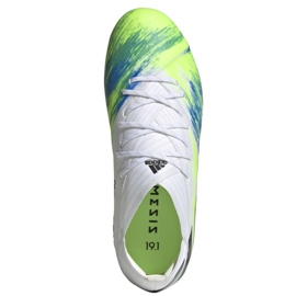 Botas de fútbol adidas Nemeziz 19.1 Fg Jr EG7239 multicolor blanco 2