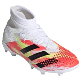 Botas de fútbol adidas Predator Dracon 20.1 Fg Jr EG1608 multicolor blanco 3