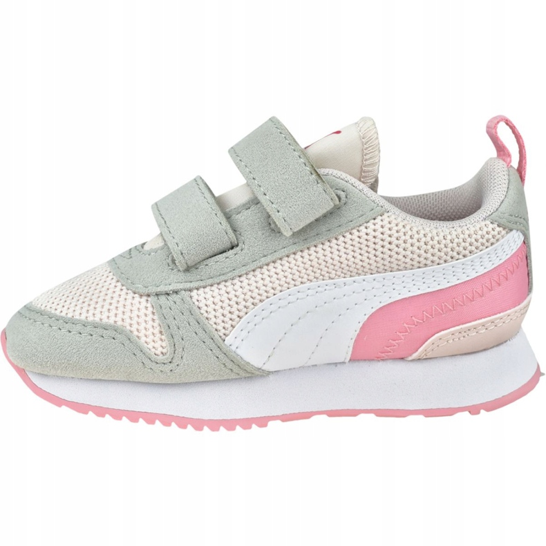 Puma R78 V Infants 373618 04 blanco rosado 1