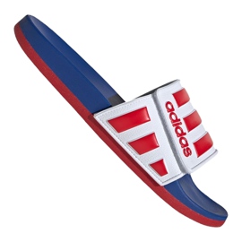 Zapatillas Adidas Adilette Comfort Adj M EG1346 blanco rojo azul 2