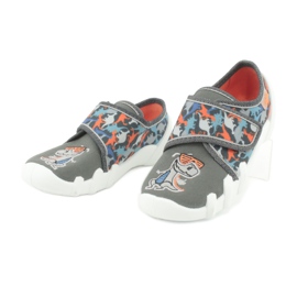 Calzado infantil befado 273X289 azul naranja gris 3