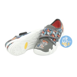 Calzado infantil befado 273X289 azul naranja gris 4