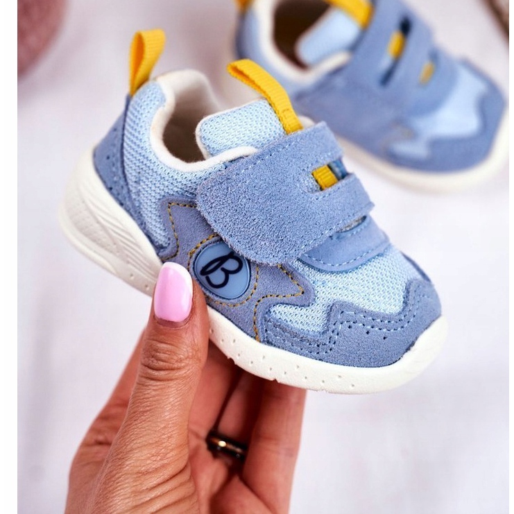 Apawwa Calzado Deportivo Infantil Velcro Ante Azul Malbred 1