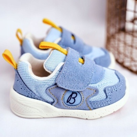 Apawwa Calzado Deportivo Infantil Velcro Ante Azul Malbred 3